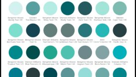 שלווה טורקיז: רוגע ערוץ עם גוונים אוקייניים