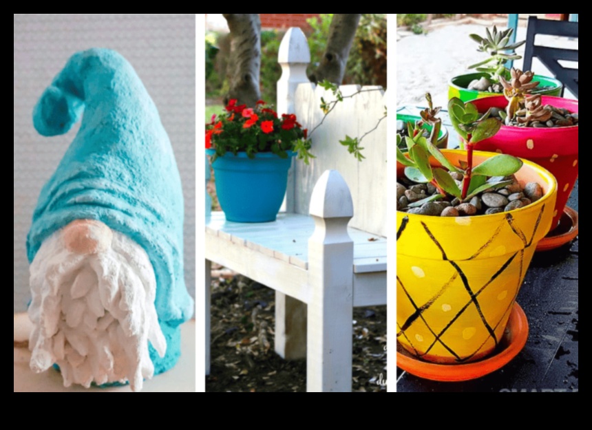 פלאים גחמניים: שנה את הגינה שלך עם אומנות